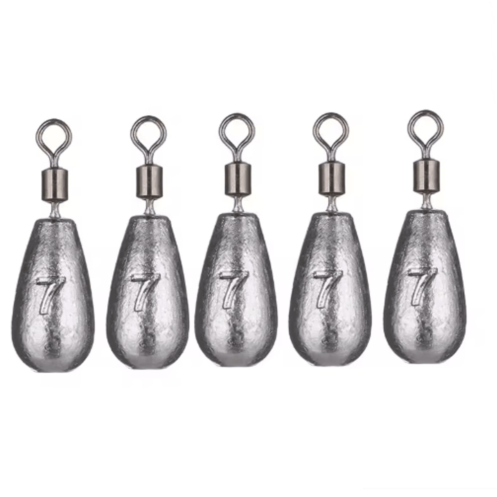 Water Drop Fishing Sinker Set 5pcs 35g 20g Carp Fishing Weights And Tackle Accessories 4