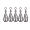 Water Drop Fishing Sinker Set 5pcs 35g 20g Carp Fishing Weights And Tackle Accessories 5
