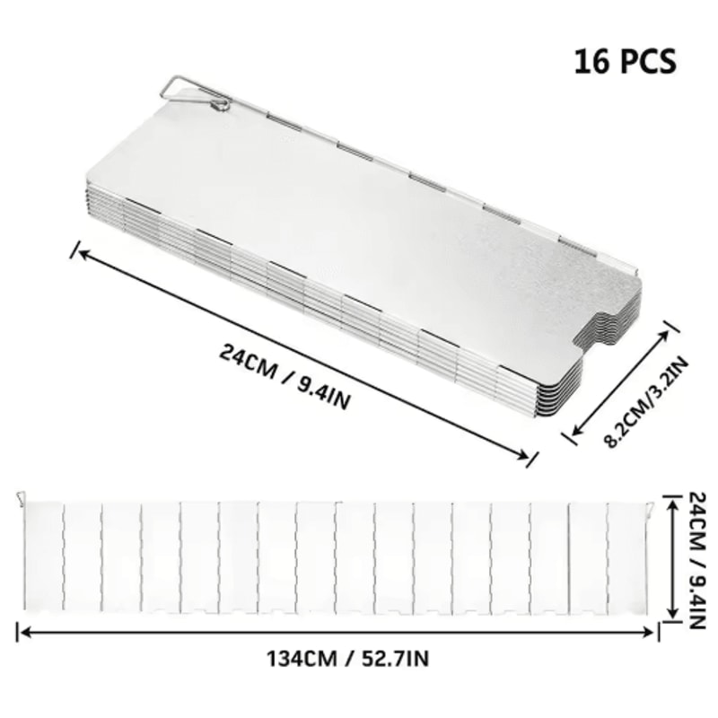 Aluminum Alloy Camping Stove Windscreen Windproof Gas Stove Shield For Outdoor Cooking 1