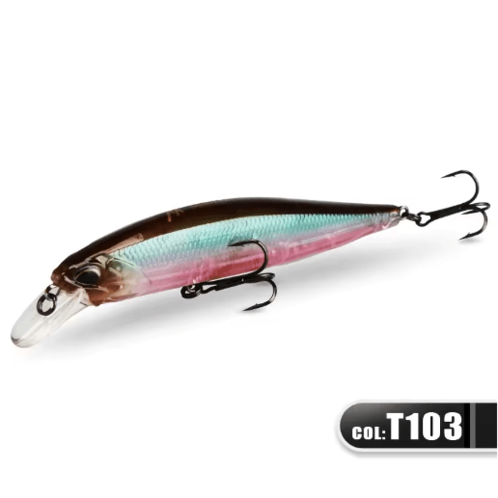 MEREDITH Jerk Minnow 100F Floating Fishing Lure Professional Hard Bait Wobbler 08 10 M 10
