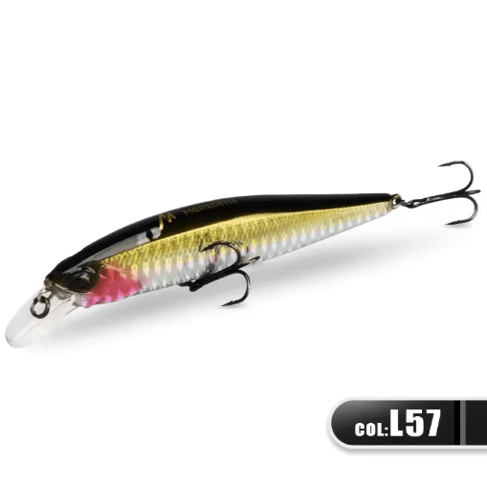 MEREDITH Jerk Minnow 100F Floating Fishing Lure Professional Hard Bait Wobbler 08 10 M 13