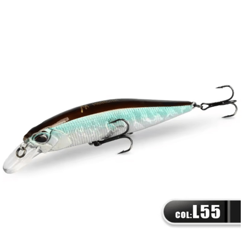 MEREDITH Jerk Minnow 100F Floating Fishing Lure Professional Hard Bait Wobbler 08 10 M 15