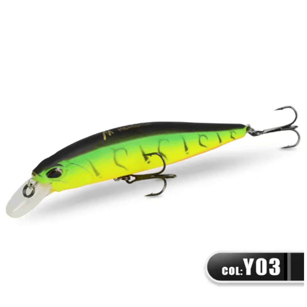 MEREDITH Jerk Minnow 100F Floating Fishing Lure Professional Hard Bait Wobbler 08 10 M 22