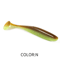 Supercontinent Double Color Soft Shad Lure T Tail Silicone Fishing Bait 10