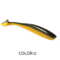 Supercontinent Double Color Soft Shad Lure T Tail Silicone Fishing Bait 4