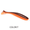 Supercontinent Double Color Soft Shad Lure T Tail Silicone Fishing Bait 5