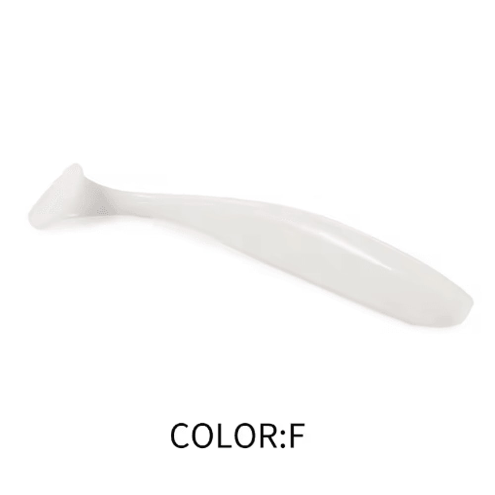 Supercontinent Double Color Soft Shad Lure T Tail Silicone Fishing Bait 19