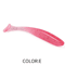 Supercontinent Double Color Soft Shad Lure T Tail Silicone Fishing Bait 20