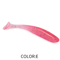Supercontinent Double Color Soft Shad Lure T Tail Silicone Fishing Bait 20