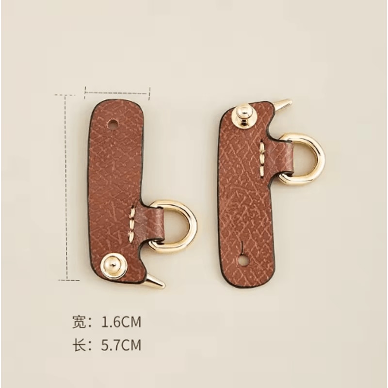 Leather Replacement Crossbody Strap For Longchamp Mini Bag No Punch Adjustable Shoulder Strap 13