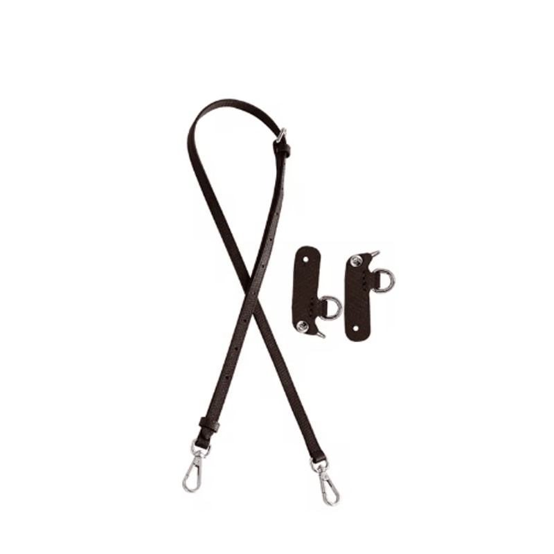 Leather Replacement Crossbody Strap For Longchamp Mini Bag No Punch Adjustable Shoulder Strap 15