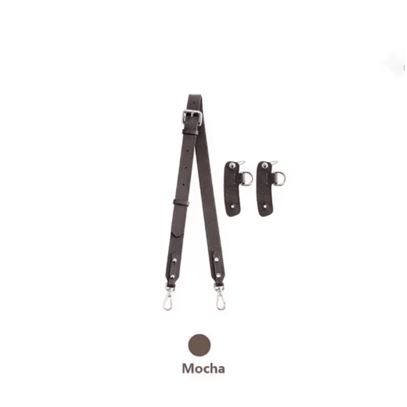 Leather Replacement Crossbody Strap For Longchamp Mini Bag No Punch Adjustable Shoulder Strap 16