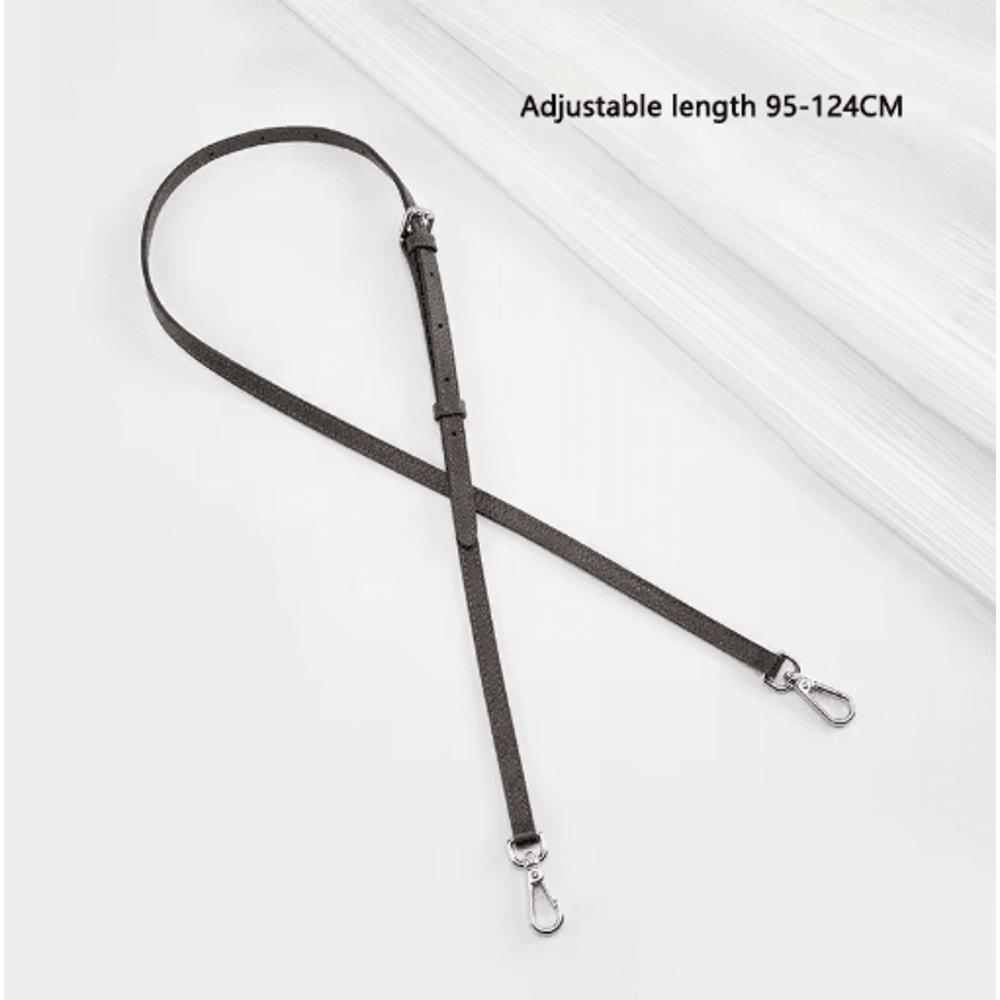 Leather Replacement Crossbody Strap For Longchamp Mini Bag No Punch Adjustable Shoulder Strap 18