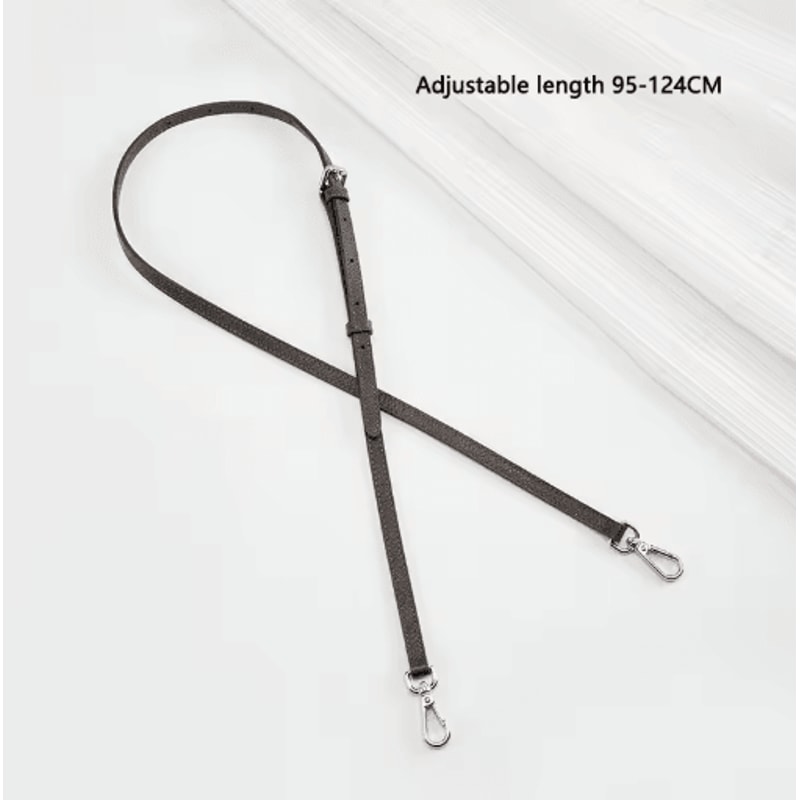 Leather Replacement Crossbody Strap For Longchamp Mini Bag No Punch Adjustable Shoulder Strap 18