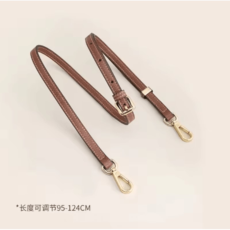 Leather Replacement Crossbody Strap For Longchamp Mini Bag No Punch Adjustable Shoulder Strap 9