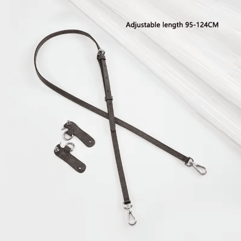 Leather Replacement Crossbody Strap For Longchamp Mini Bag No Punch Adjustable Shoulder Strap 21