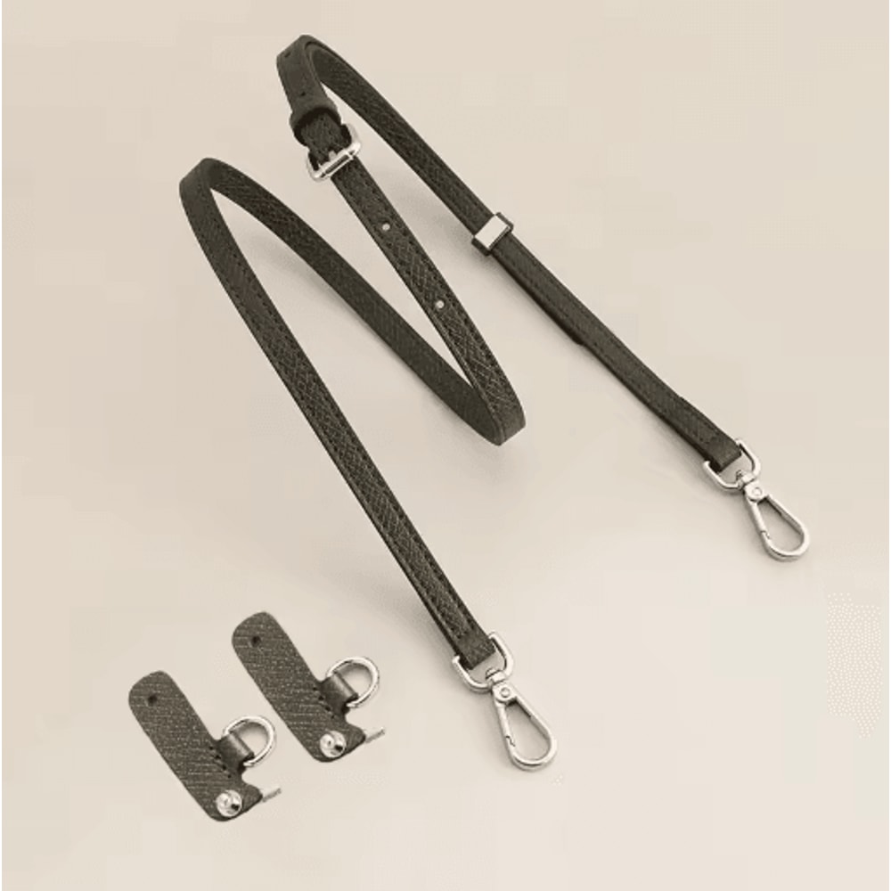 Leather Replacement Crossbody Strap For Longchamp Mini Bag No Punch Adjustable Shoulder Strap 25