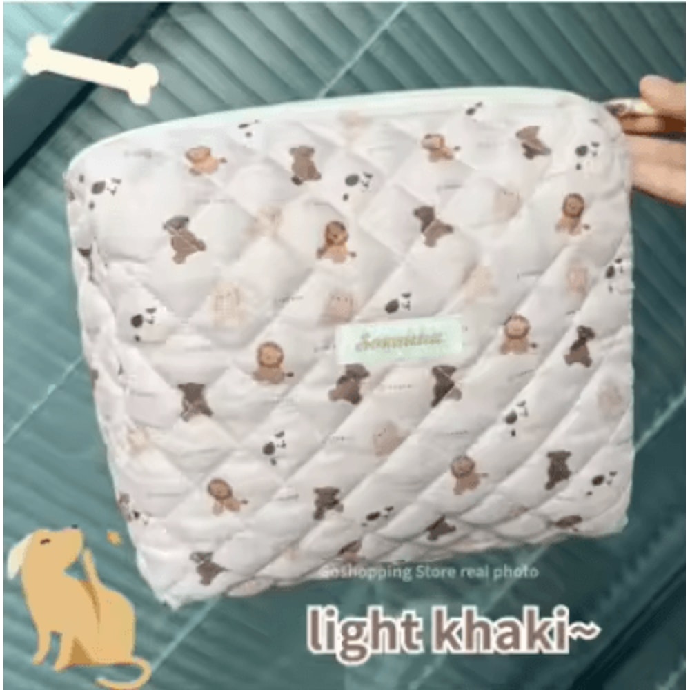 Large Capacity Womens Cosmetic Bag Zippered Travel Clutch And Small Storage Handbag 19