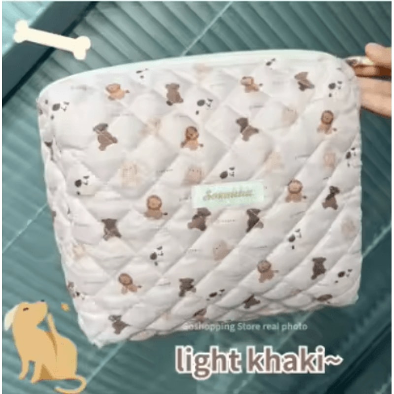 Large Capacity Womens Cosmetic Bag Zippered Travel Clutch And Small Storage Handbag 19