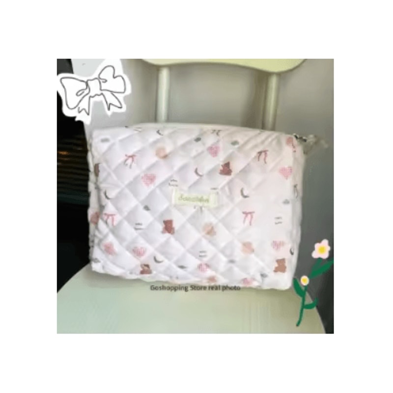 Large Capacity Womens Cosmetic Bag Zippered Travel Clutch And Small Storage Handbag 21