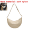Minimalist Nylon Crossbody Shoulder Bag Lightweight Padded Travel Purse For Women 10