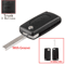 KEYYOU Flip Car Key Shell Case For Peugeot And Citroen Folding Remote Key Cover 2 To 4 Buttons 6
