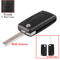 KEYYOU Flip Car Key Shell Case For Peugeot And Citroen Folding Remote Key Cover 2 To 4 Buttons 6