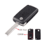 KEYYOU Flip Car Key Shell Case For Peugeot And Citroen Folding Remote Key Cover 2 To 4 Buttons 11
