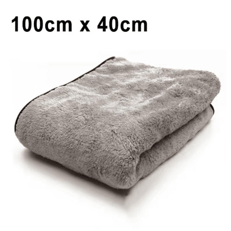 Premium Microfiber Car Drying Towel 100by40cm Super Absorbent Auto Cleaning Cloth 1