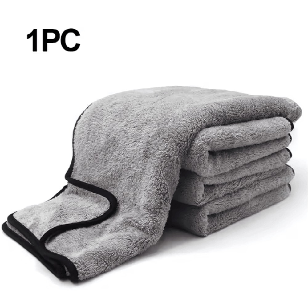 Premium Microfiber Car Drying Towel 100by40cm Super Absorbent Auto Cleaning Cloth 3