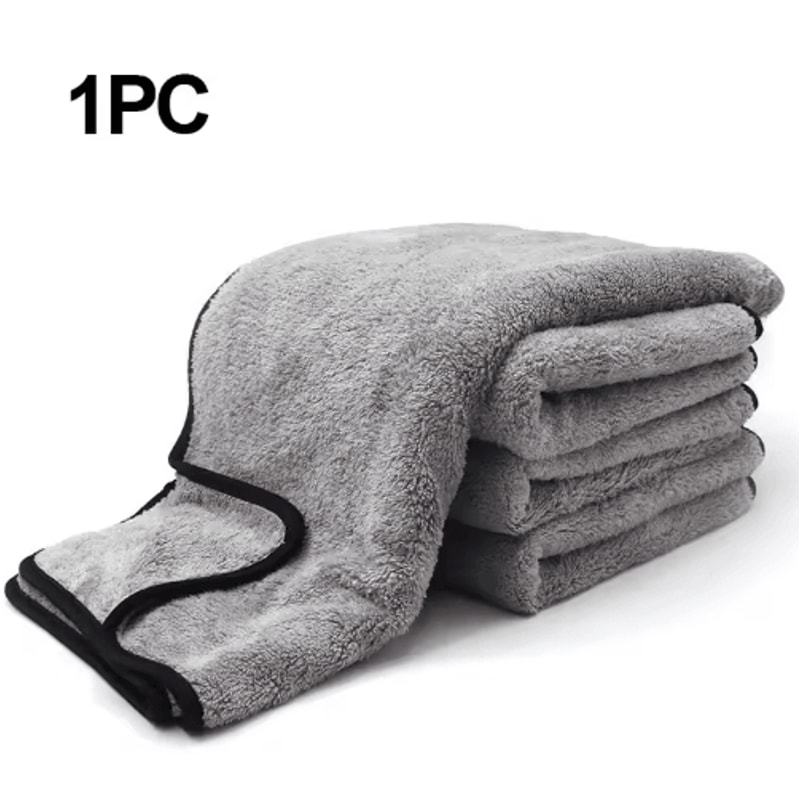 Premium Microfiber Car Drying Towel 100by40cm Super Absorbent Auto Cleaning Cloth 3