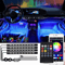 Car Interior LED Ambient Light Strips Dashboard Console Cold Light Atmosphere Lamps 0