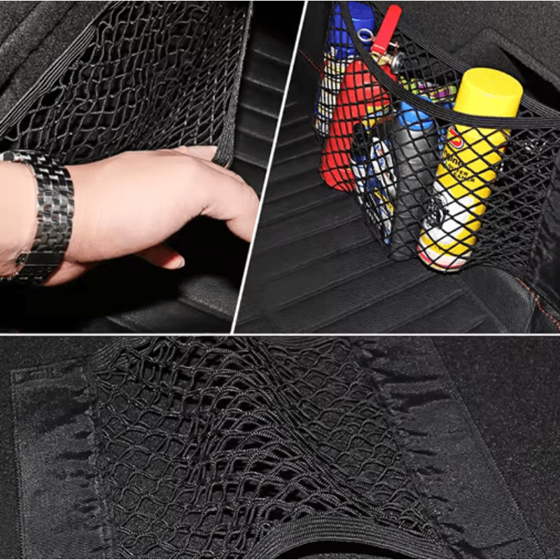 Elastic Car Trunk Storage Net Organizer Nylon Mesh Luggage Holder For SUV Sedan 5