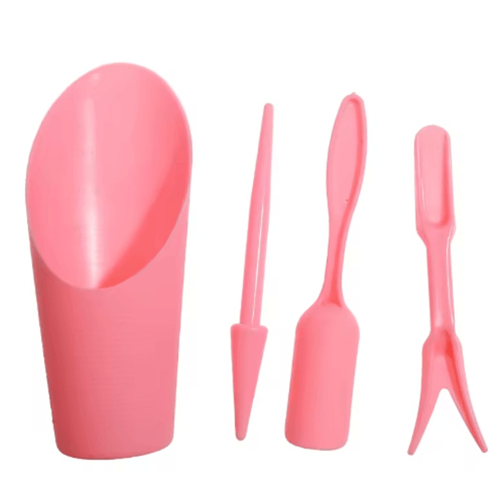 4Piece Garden Planter Tool Kit Mini Sowing Shovel Spoon Set For Succulents And Bonsai 3