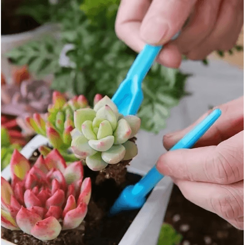 4Piece Garden Planter Tool Kit Mini Sowing Shovel Spoon Set For Succulents And Bonsai 6