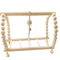 Wooden Parrot Swing Climbing Toy With Bells Hanging Ladder Playstand Hammock 4