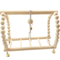 Wooden Parrot Swing Climbing Toy With Bells Hanging Ladder Playstand Hammock 7