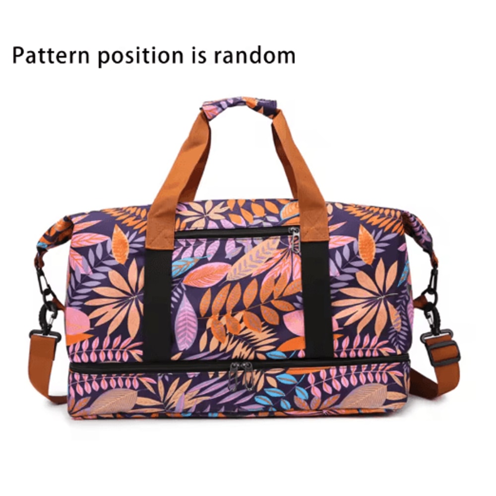 LargeCapacity Travel Duffel Bag With DryWet Separation Sports ShortTrip Hand Luggage 1