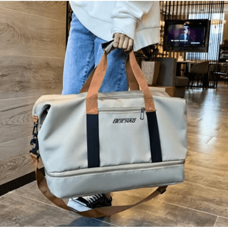 LargeCapacity Travel Duffel Bag With DryWet Separation Sports ShortTrip Hand Luggage 13