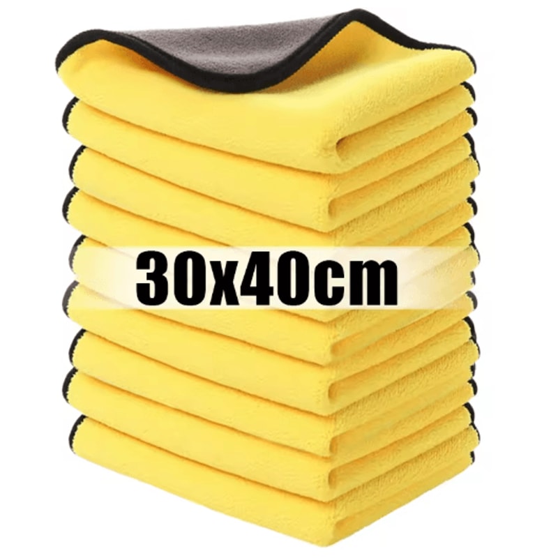 Professional Microfiber Car Cleaning Towels UltraAbsorbent Detailing Drying Cloths 101 Pcs 2