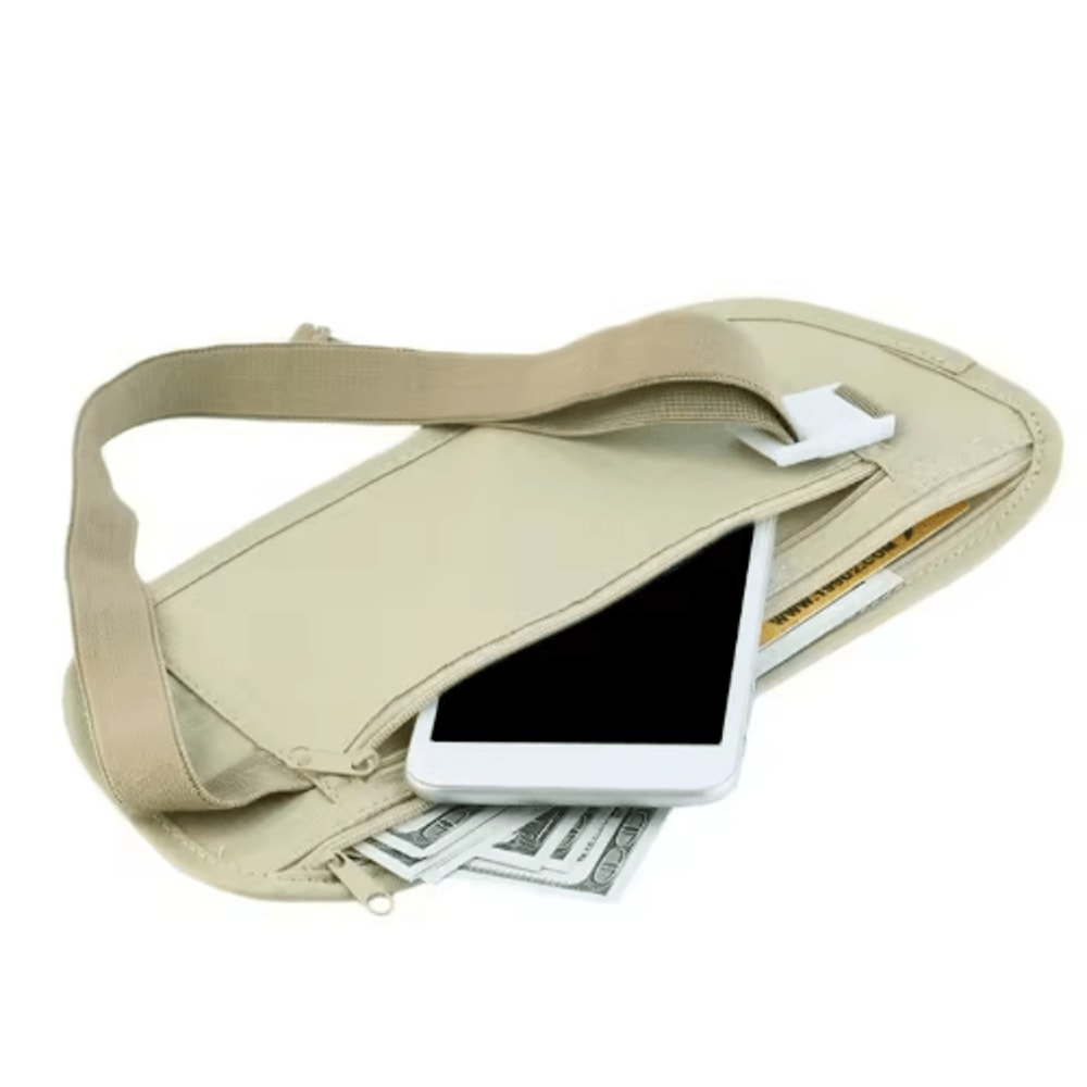 Invisible Travel Waist Pack Hidden Security Wallet Money Belt For Passport Cash 1