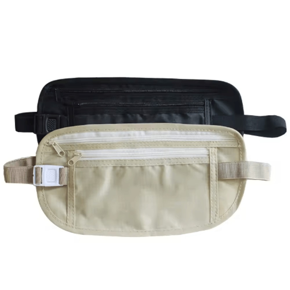Invisible Travel Waist Pack Hidden Security Wallet Money Belt For Passport Cash 6