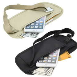 invisible travel waist pack – hidden security wallet money belt for passport & cash