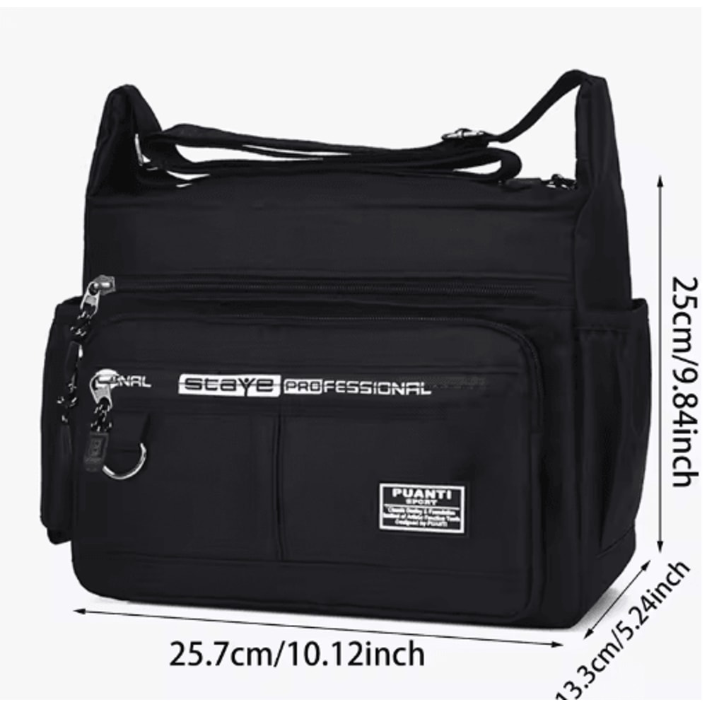 2024 Mens Waterproof Messenger Bag Compact Oxford Crossbody Sling For Work And Business 9