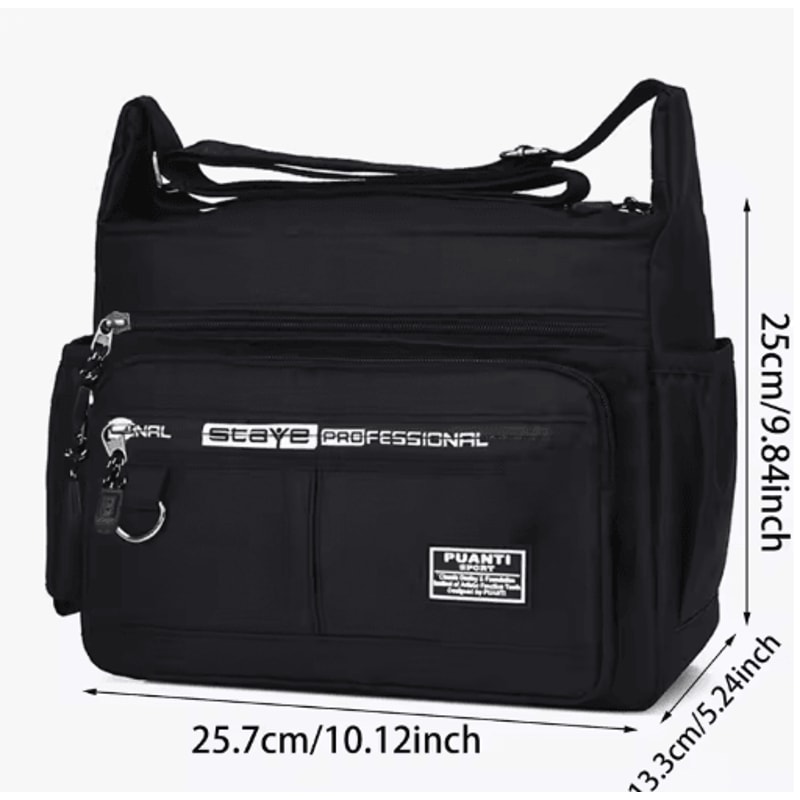 2024 Mens Waterproof Messenger Bag Compact Oxford Crossbody Sling For Work And Business 9