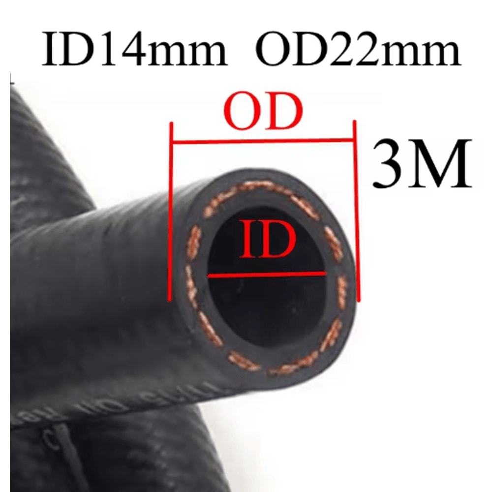 Flexible Car Fuel Hose Multi Size Fuel Line For Transfer Automotive Use 1M To 3M 1