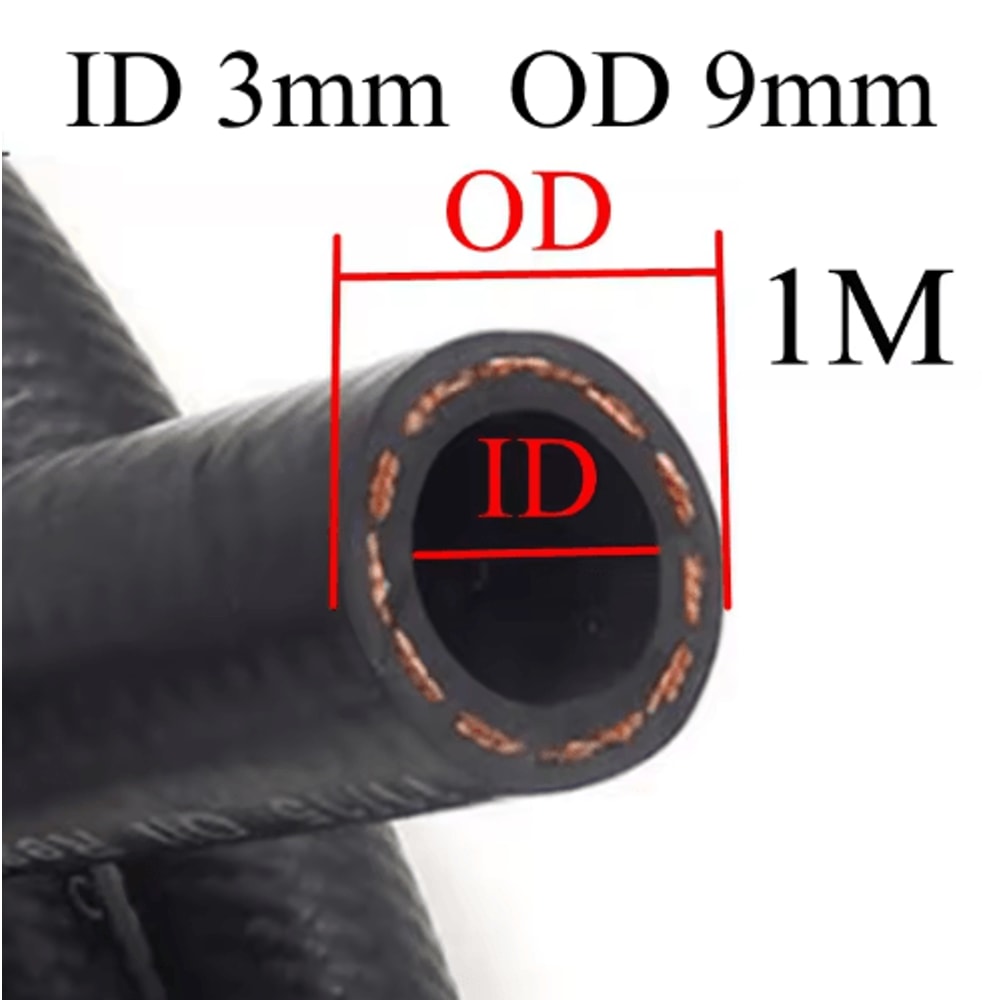 Flexible Car Fuel Hose Multi Size Fuel Line For Transfer Automotive Use 1M To 3M 10