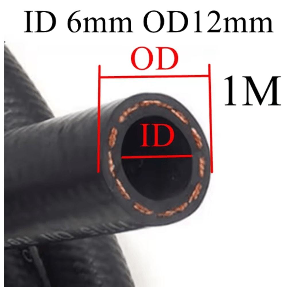 Flexible Car Fuel Hose Multi Size Fuel Line For Transfer Automotive Use 1M To 3M 14