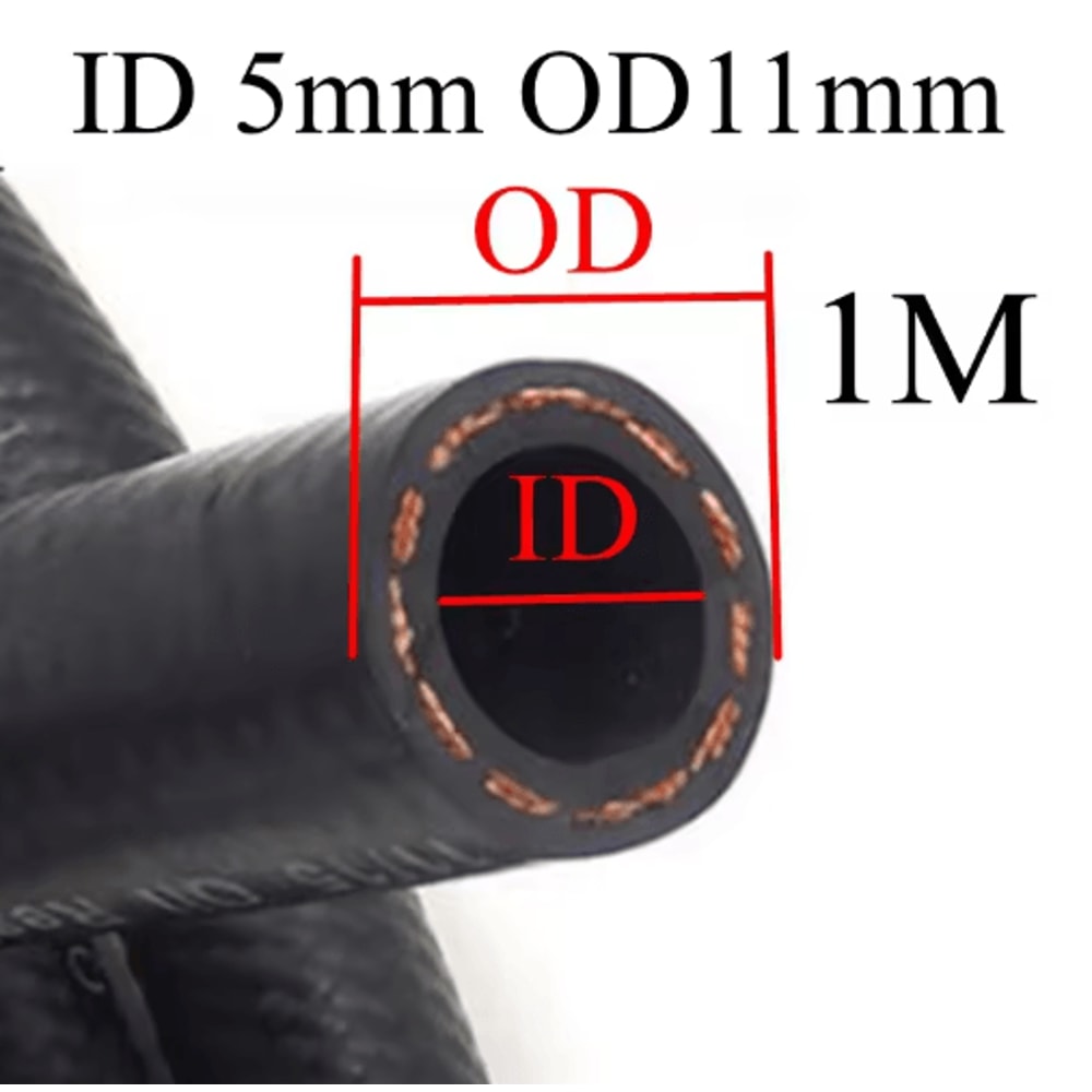 Flexible Car Fuel Hose Multi Size Fuel Line For Transfer Automotive Use 1M To 3M 15