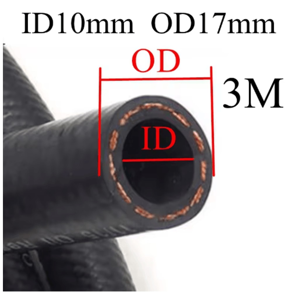 Flexible Car Fuel Hose Multi Size Fuel Line For Transfer Automotive Use 1M To 3M 3